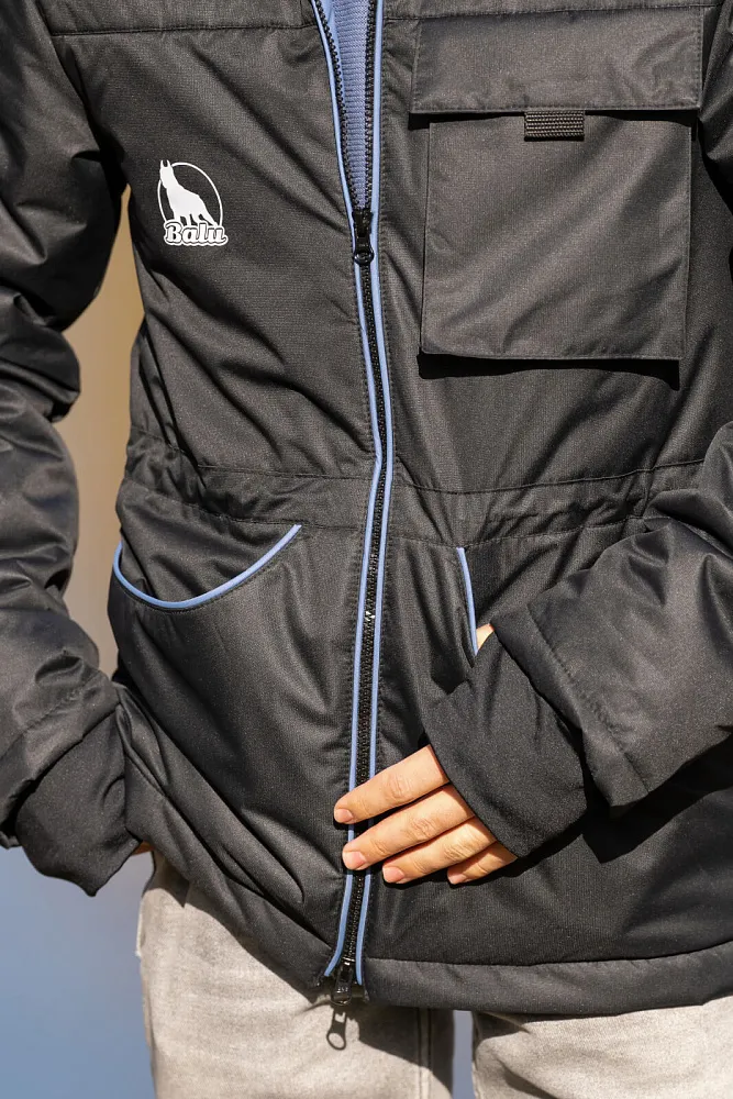 Облегченная зимняя куртка мужская (от +5 до -18)